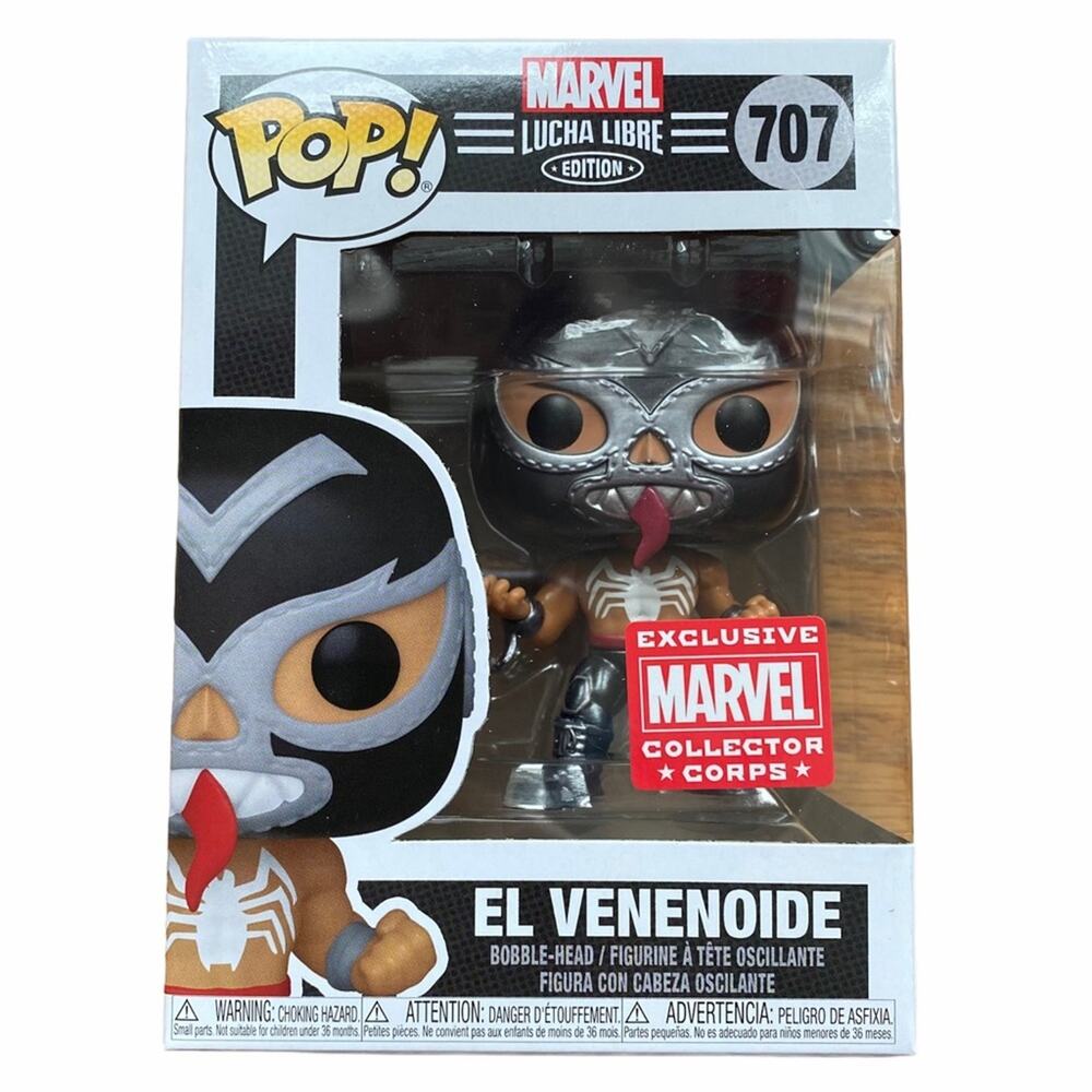 Funko Pop Marvel CC Lucha Libre El Venenoide Venom